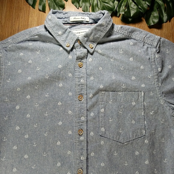 ON THE ROAD NAUTICAL SHIRT SIZE SMALL - Picture 2 of 8